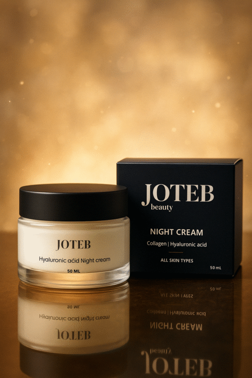 JOTEB | קרם לילה לפנים עם חומצה היאלורונית וקולגן